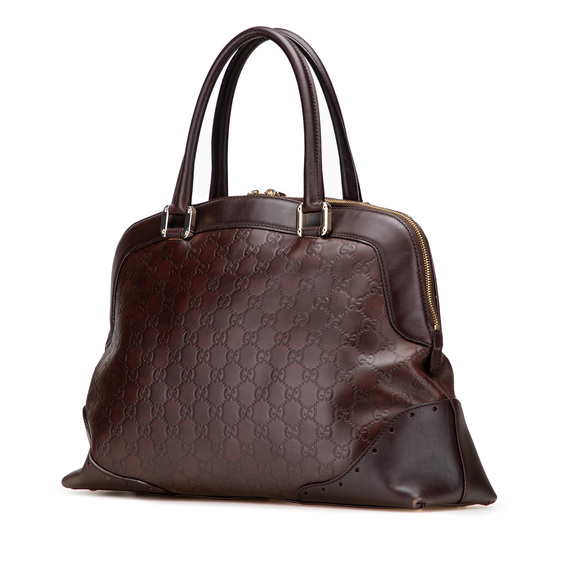 Pre-Loved Gucci Guccissima Punch Handbag - Picture 2 of 12